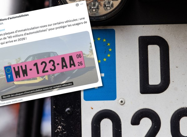 Na taki widok kierowcy jeszcze nie są przygotowani. Będą różowe tablice rejestracyjne