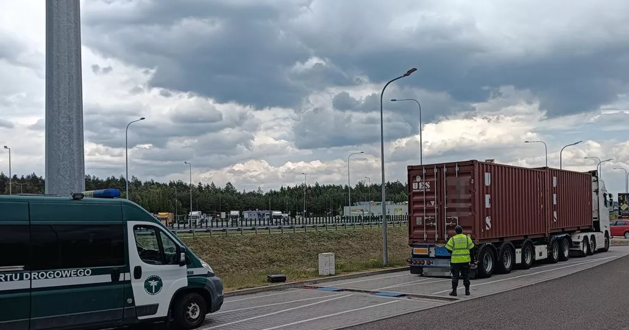 ITD zważyło transport na S7. Wynik to niemal 80 ton