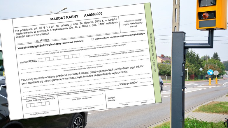 Mandat z fotoradaru będzie można opłacić przez Internet