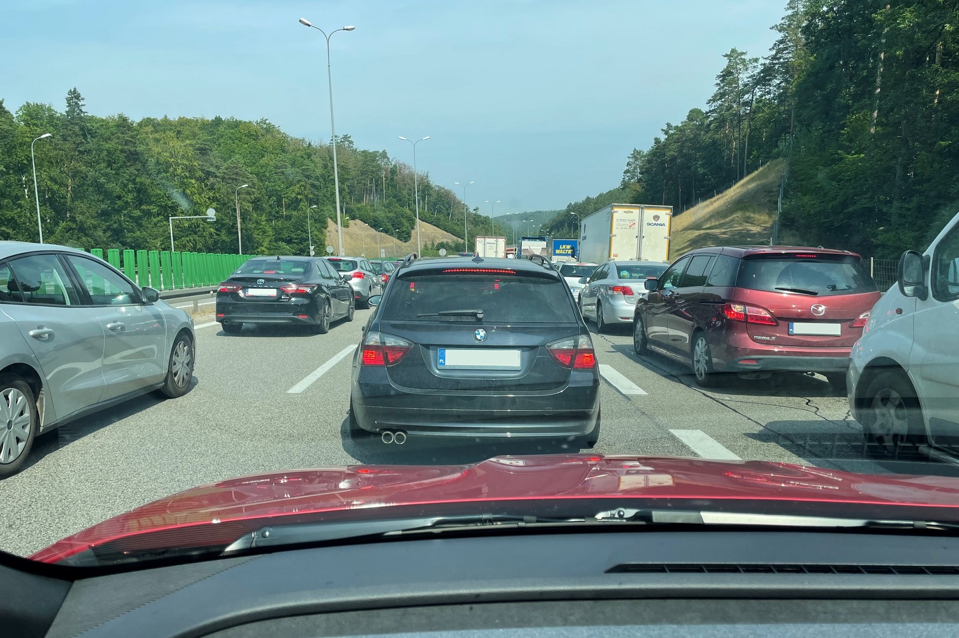 Korek na obwodnicy Trójmiasta