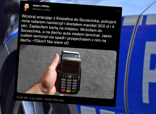 Mandat za przekroczenie prędkości zapłacił kartą. Nie sądził, że będzie to miało tak dalekie konsekwencje