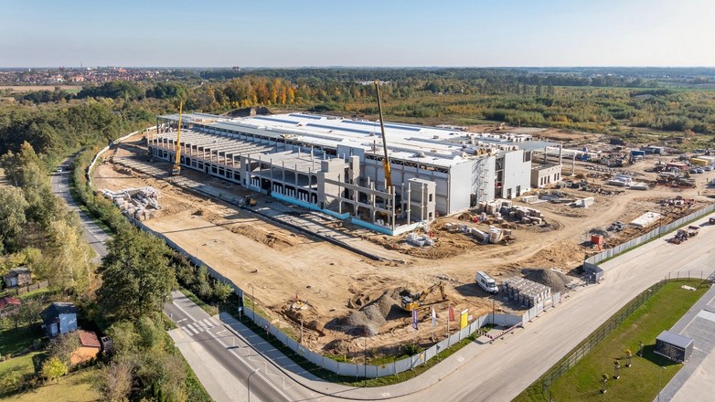 Budowana fabryka Posco International w Brzegu