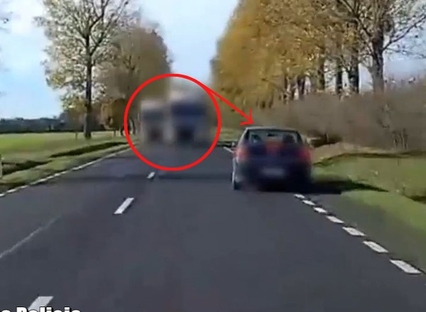Policjanci pokazali "wyczyny" kierowców. Nagranie wbija w fotel