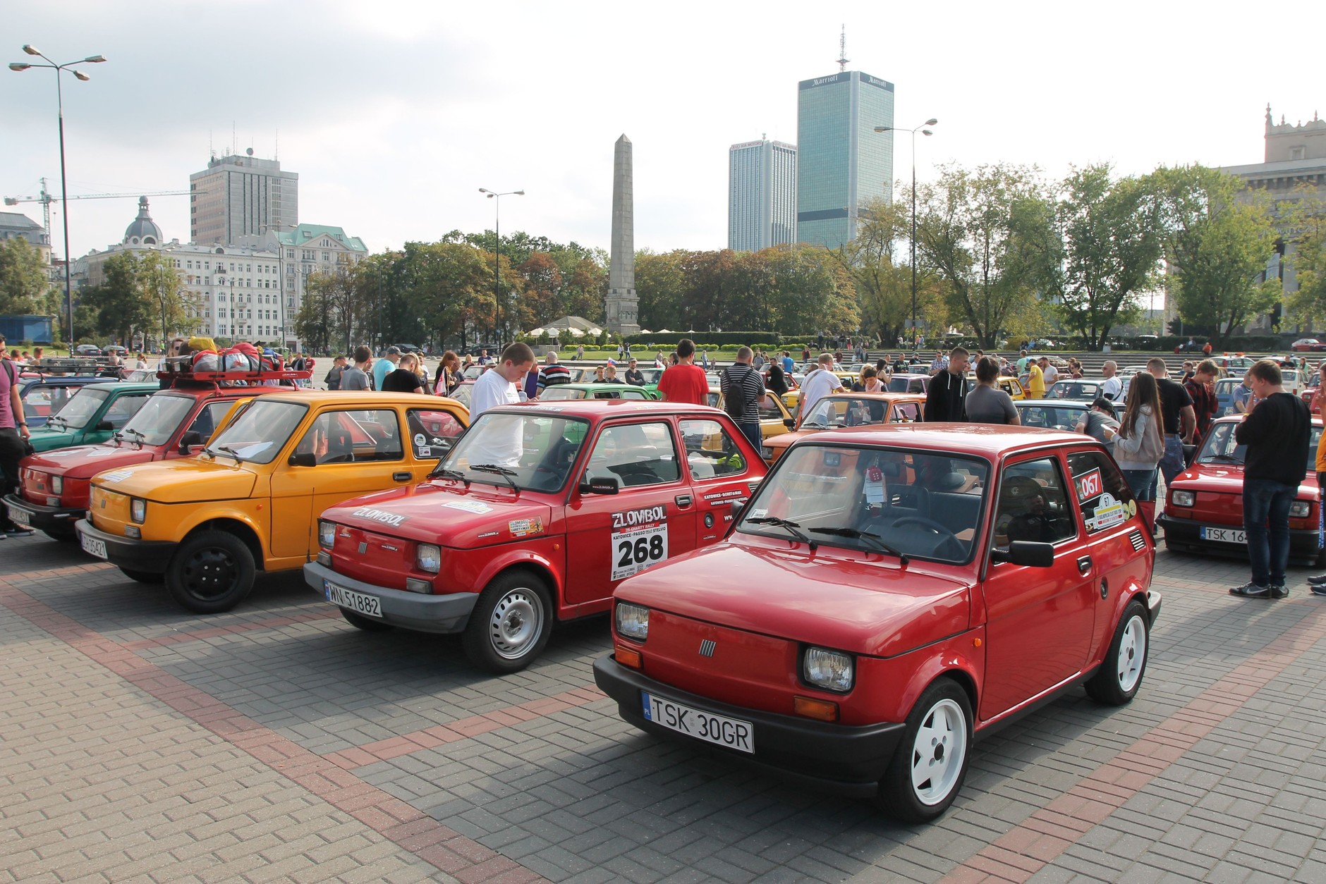 13 Ogólnopolski Zlot Fiata 126p w Warszawie