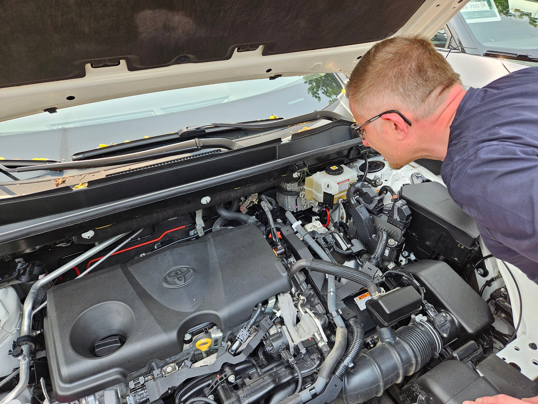 Umyta komora silnika: w tym przypadku raczej nikt nie próbował ukrywać niczego złego.