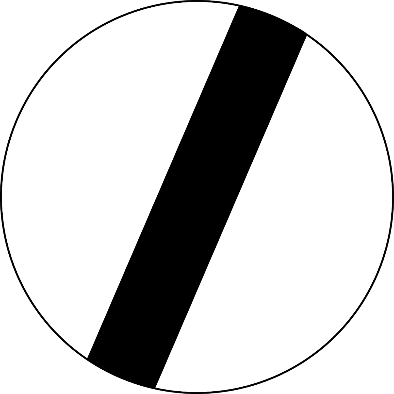 Znak B-42 „Koniec zakazów” odwołuje tylko niektóre zakazy