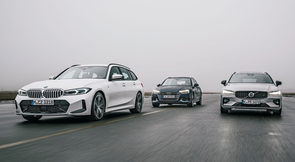 Audi A4 Avant, BMW serii 3 Touring, Volvo V60