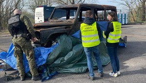 Straż Graniczna zatrzymała lawetę z nietypowym transportem