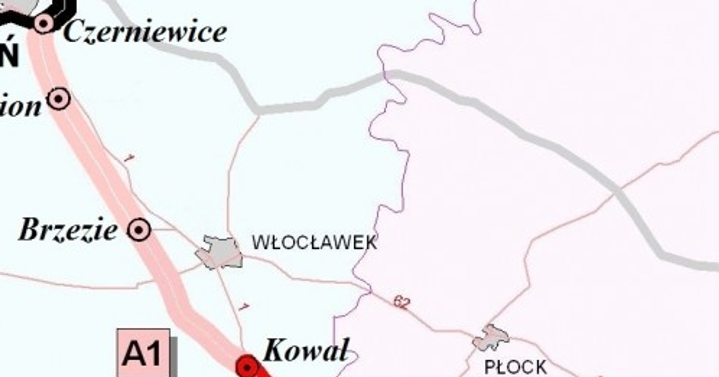 GDDKiA wypowiada umowy na A1 