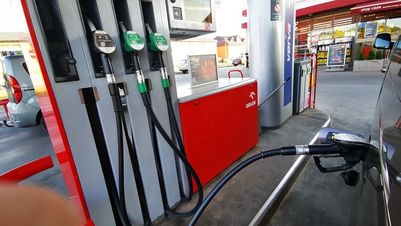 Tankowanie na stacji Orlen