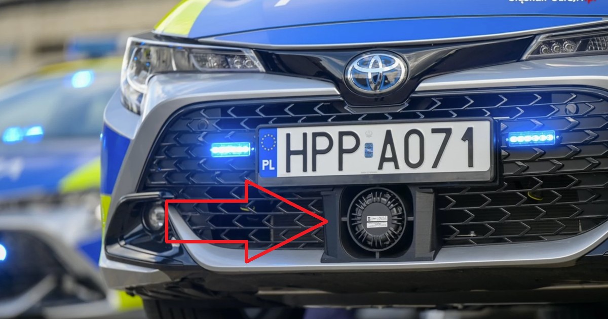 Policyjna Toyota Corolla