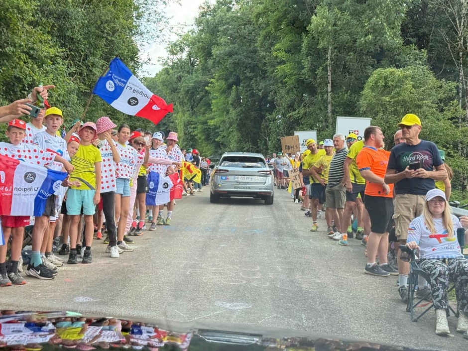Na trasie odcinka Tour de France