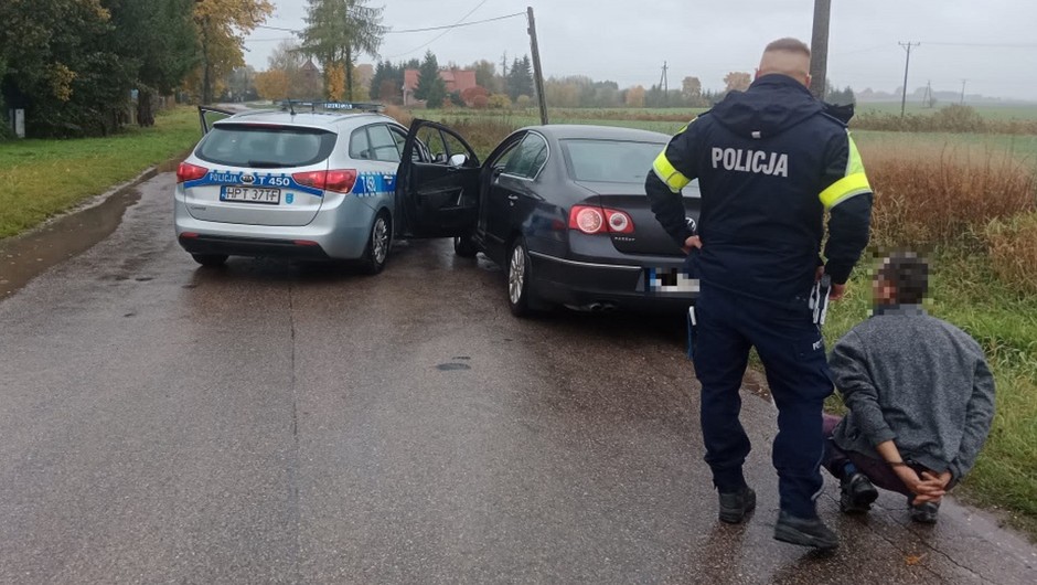 Chciał uciec przed policjantami i tylko pogorszył sprawę