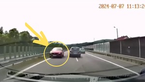 Jechała zakopianką pod prąd. Tragedia była o włos. Wszystko się nagrało [WIDEO]