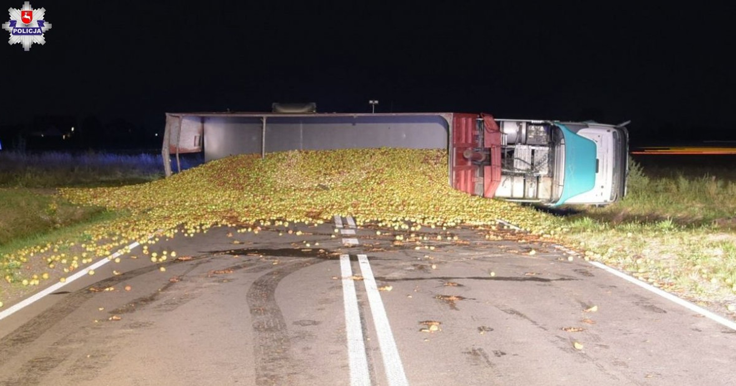 Wypadek na drodze wojewodzkiej nr 808