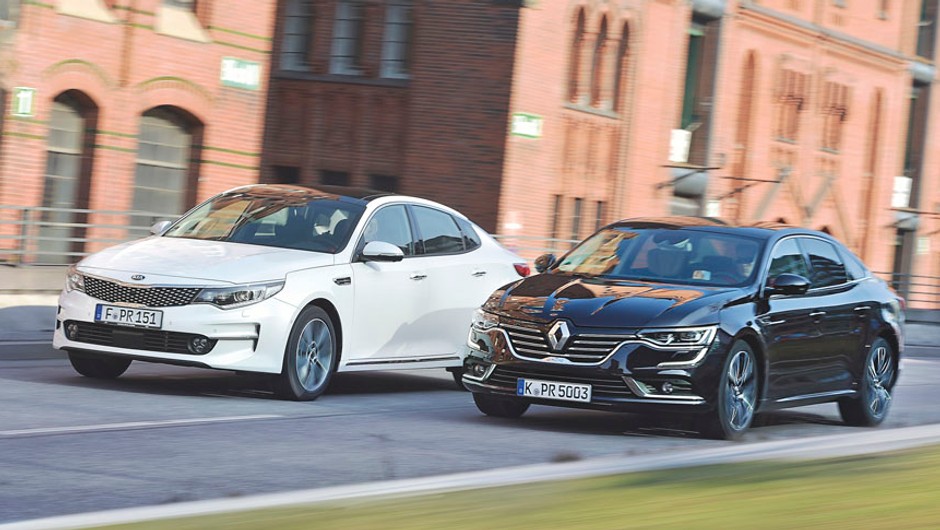 Kia Optima kontra Renault Talisman - dwa diesle, 4 sprzęgła