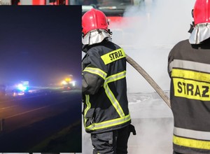 Tragedia na A4. Zginął strażak zabezpieczający autostradę