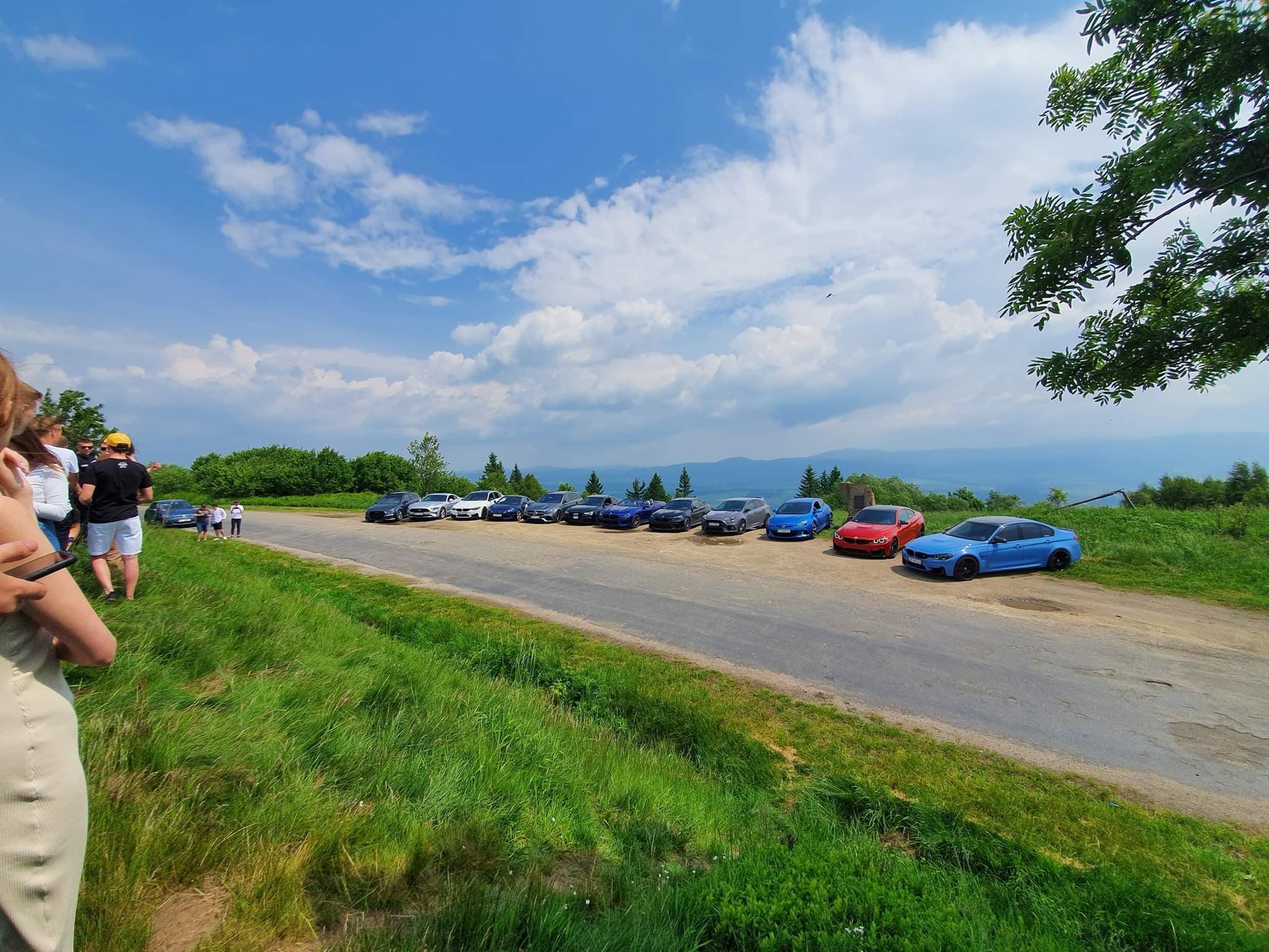 Zdjęcie ze zlotu zorganizowanego dla Mateusza