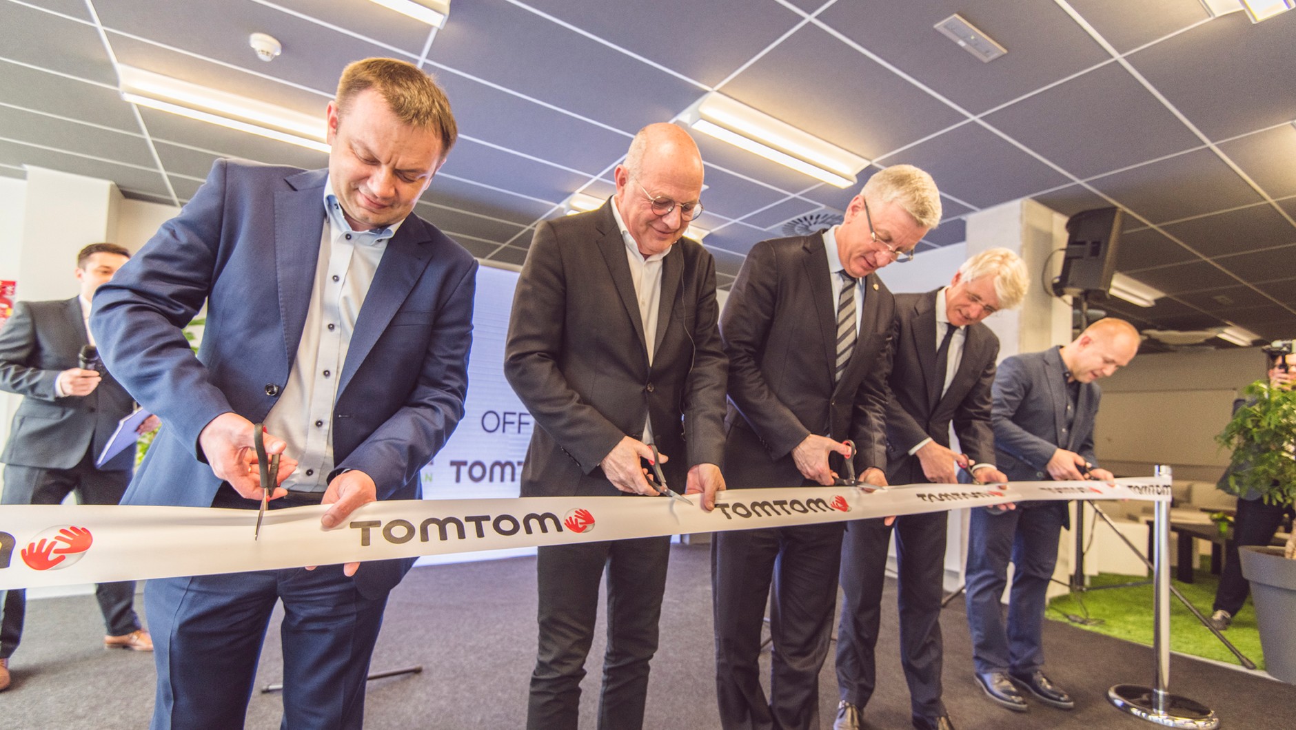Tom Tom Poznań. Na otwarciu nie zabrakło dwóch prezesów TomTom oraz władz miasta