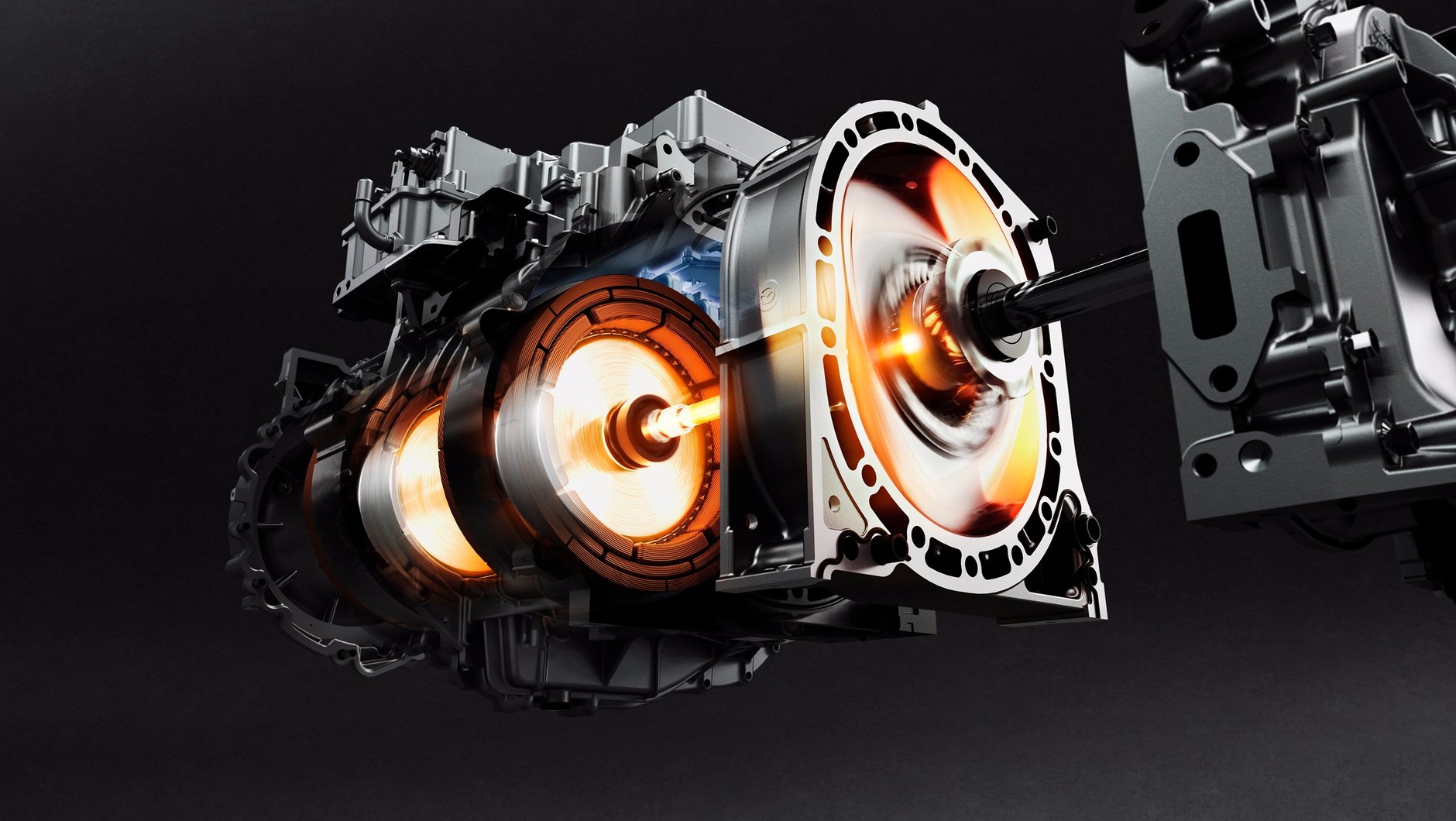 Rotacyjny silnik, jako generator