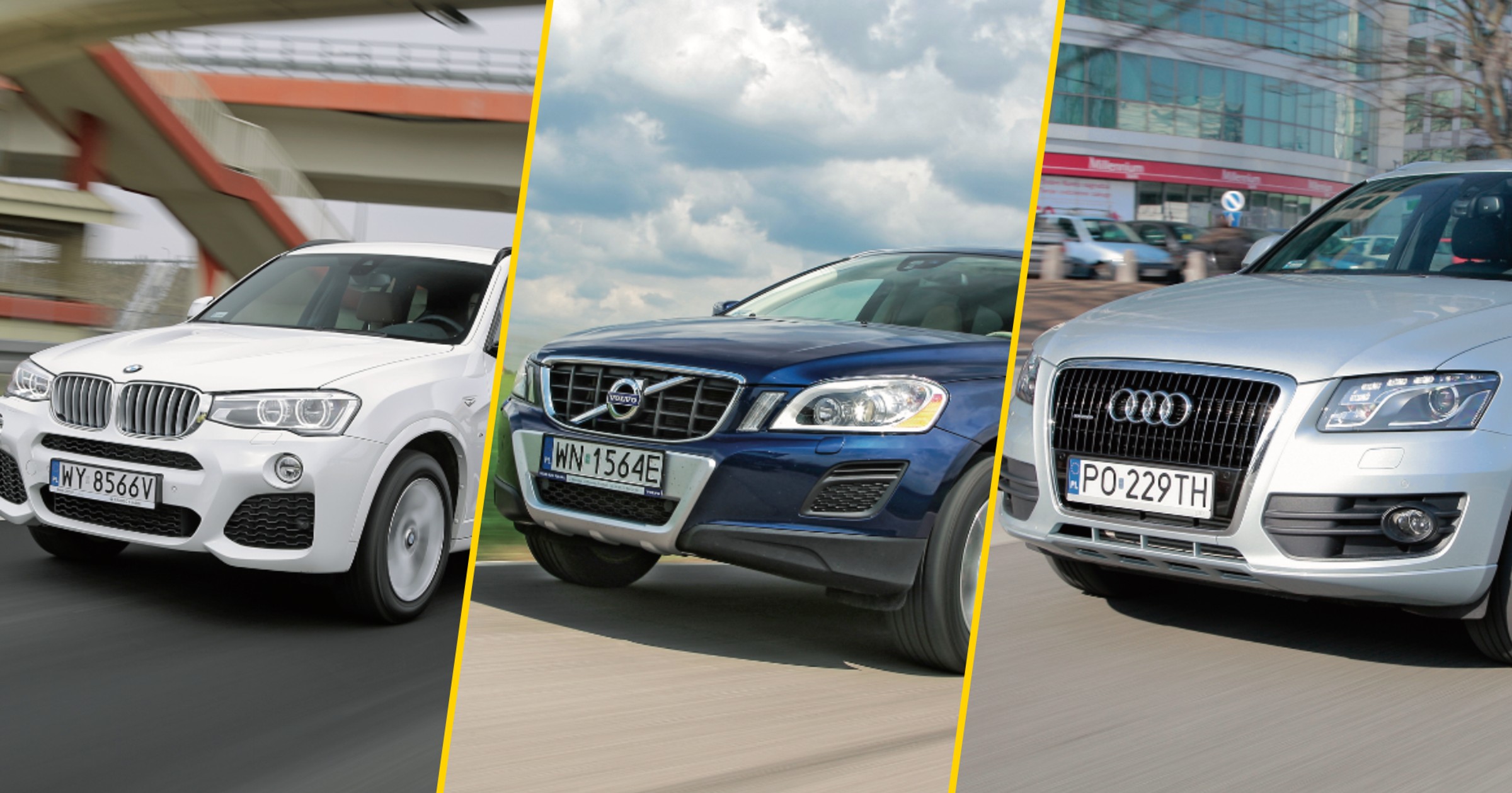 BMW X3, Volvo XC60 czy Audi Q5? Którego używanego SUV-a kupić?