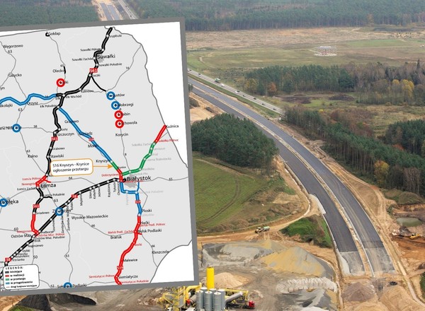 Kierowcy pojadą nową drogą na Podlasiu. GDDKiA ogłosiła przetarg i czas budowy S16