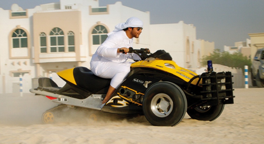 Skuter piaskowy Sand-X - Pojazd śnieżny  dla... szejków