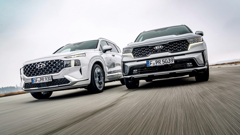 Porównanie: Hyundai Santa Fe i Kia Sorento