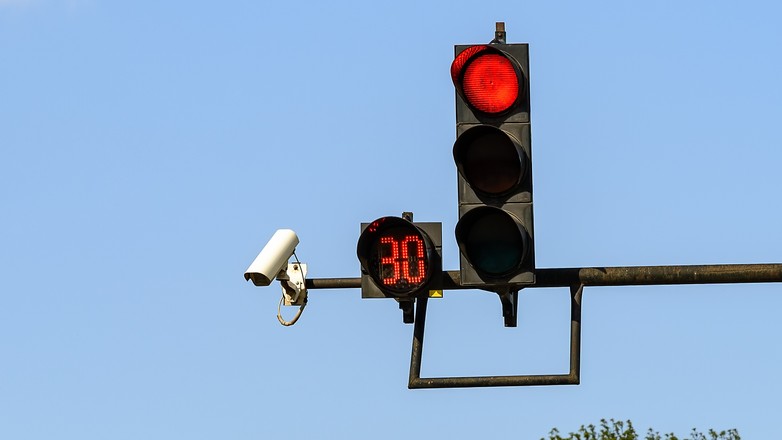 Sekundnik przy sygnalizacji świetlnej