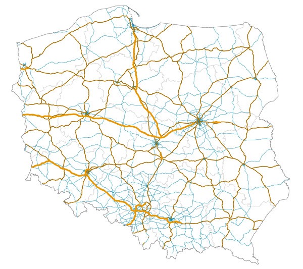 Nowy system informacji o korkach w Polsce
