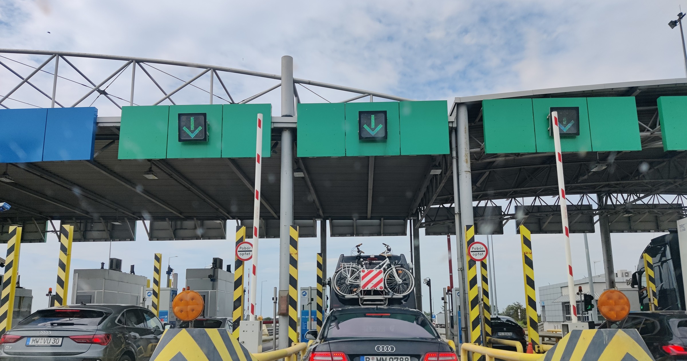 Bramka autostradowa operatora Autostrada Wielkopolska