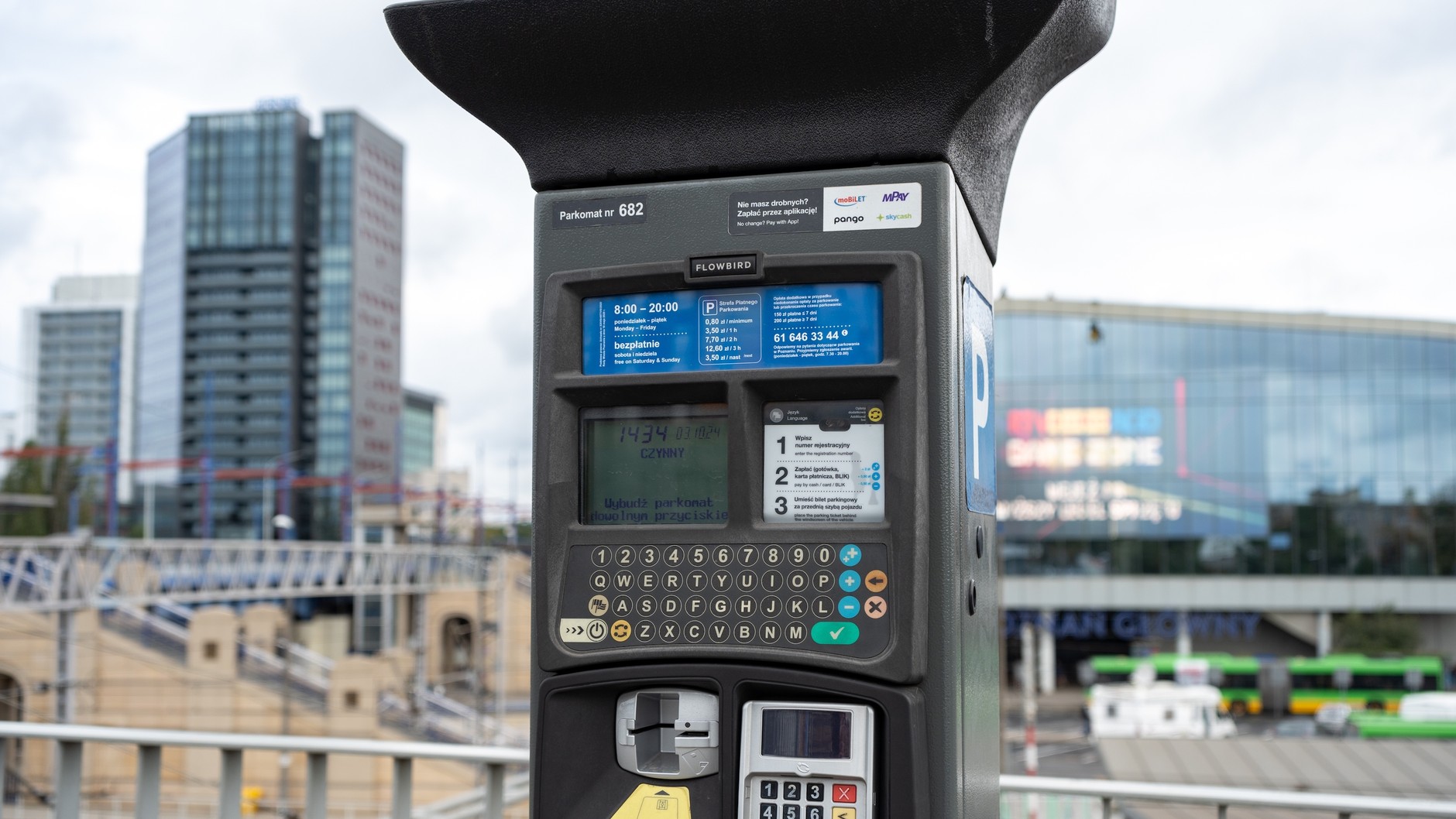 Parkomat w Poznaniu