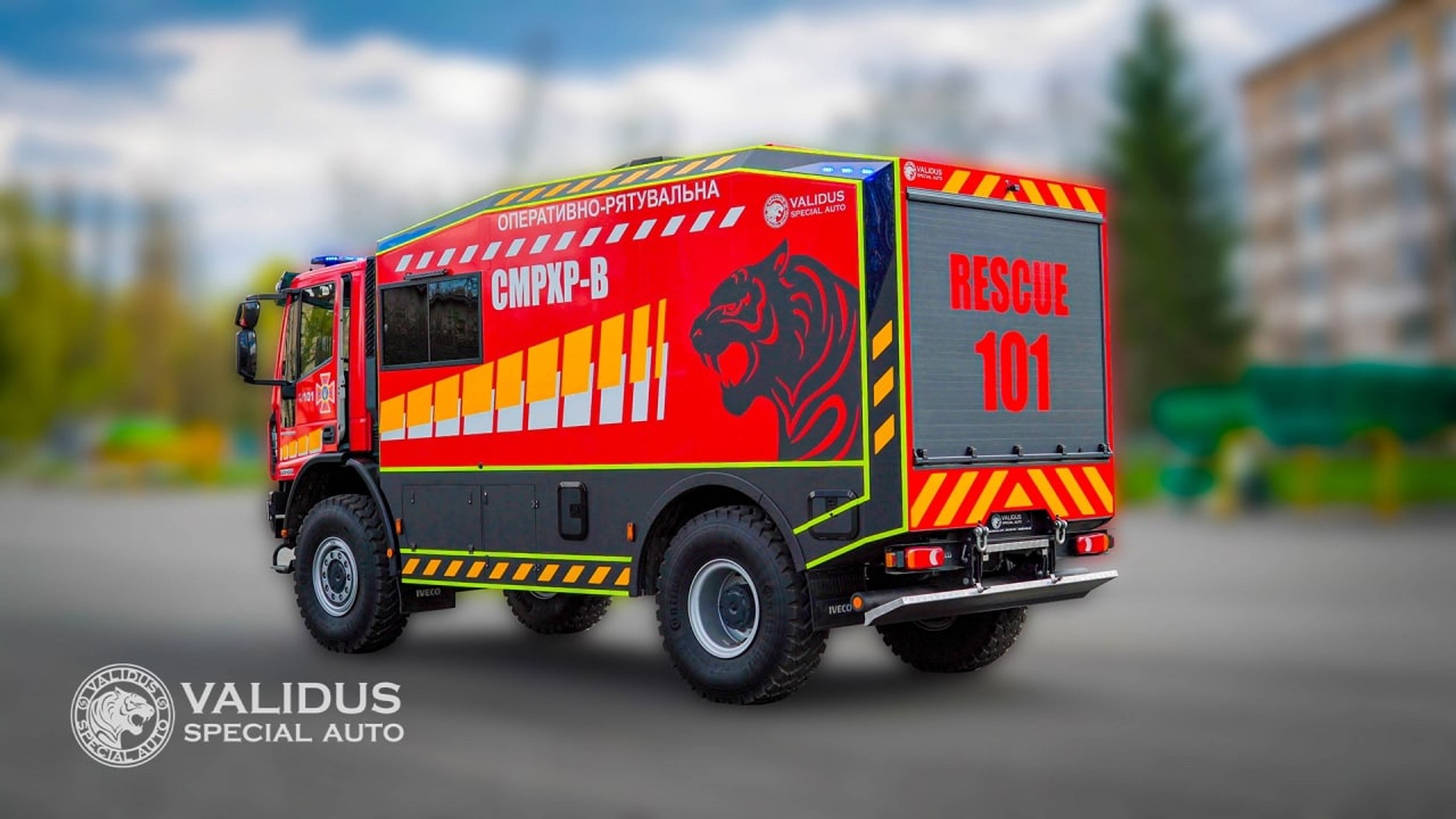 Iveco Eurocargo 4x4 do wykrywania radiacji i ataków chemicznych