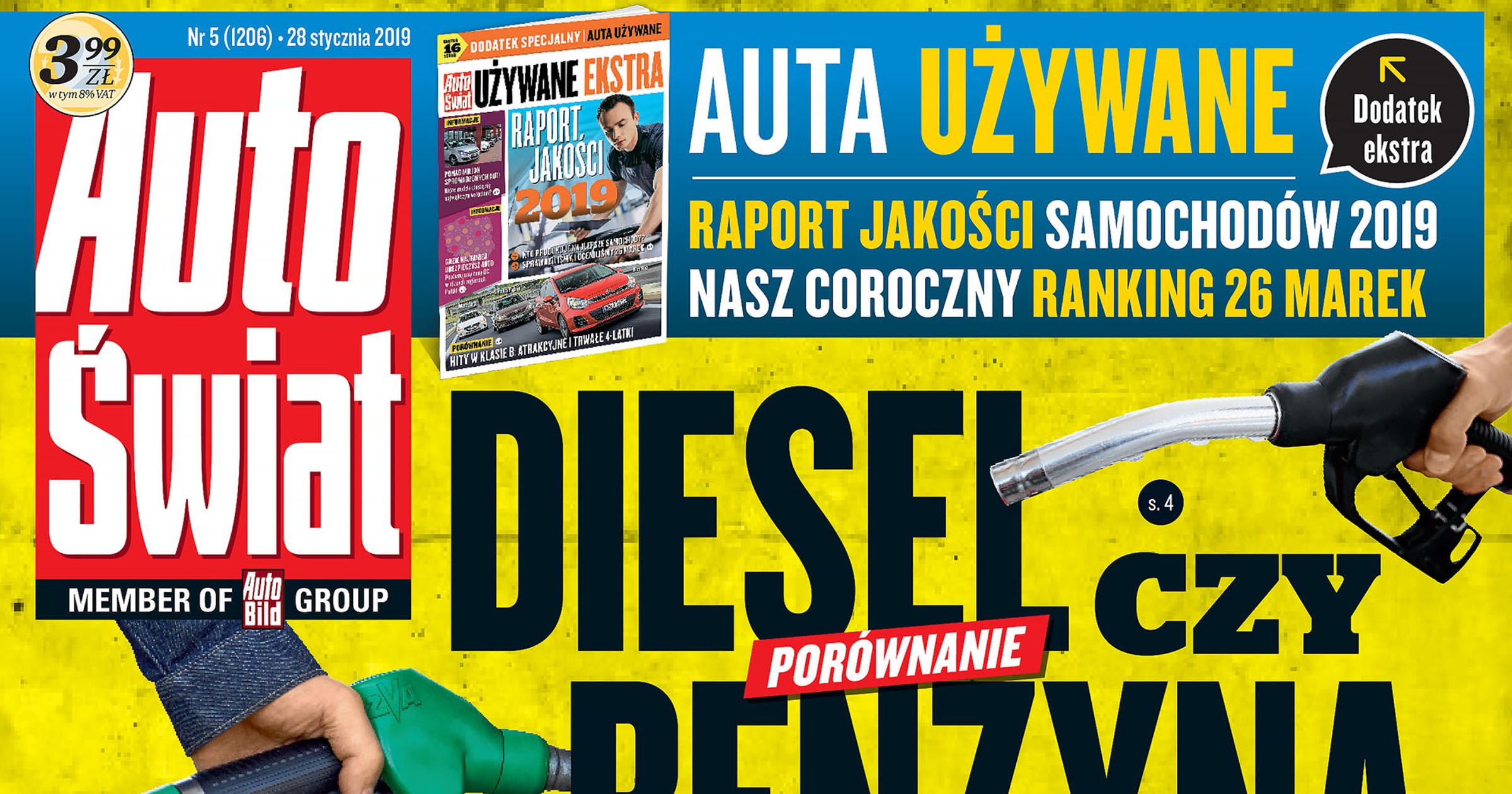 Auto Świat 5/19 - w tym roku na rynku pojawi się dużo nowych kompaktów
