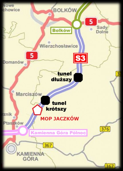 Droga S3 Bolków - Kamienna Góra