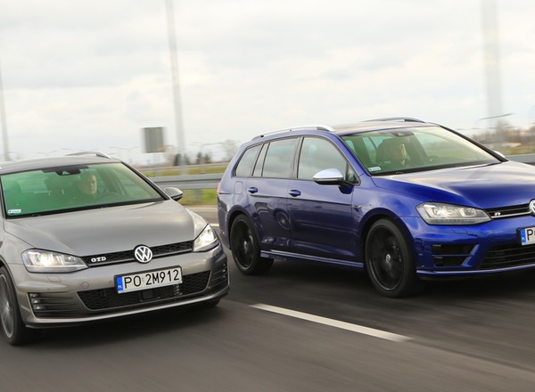 Volkswagen Golf GTD kontra Golf R: Rozsądek
kontra emocje