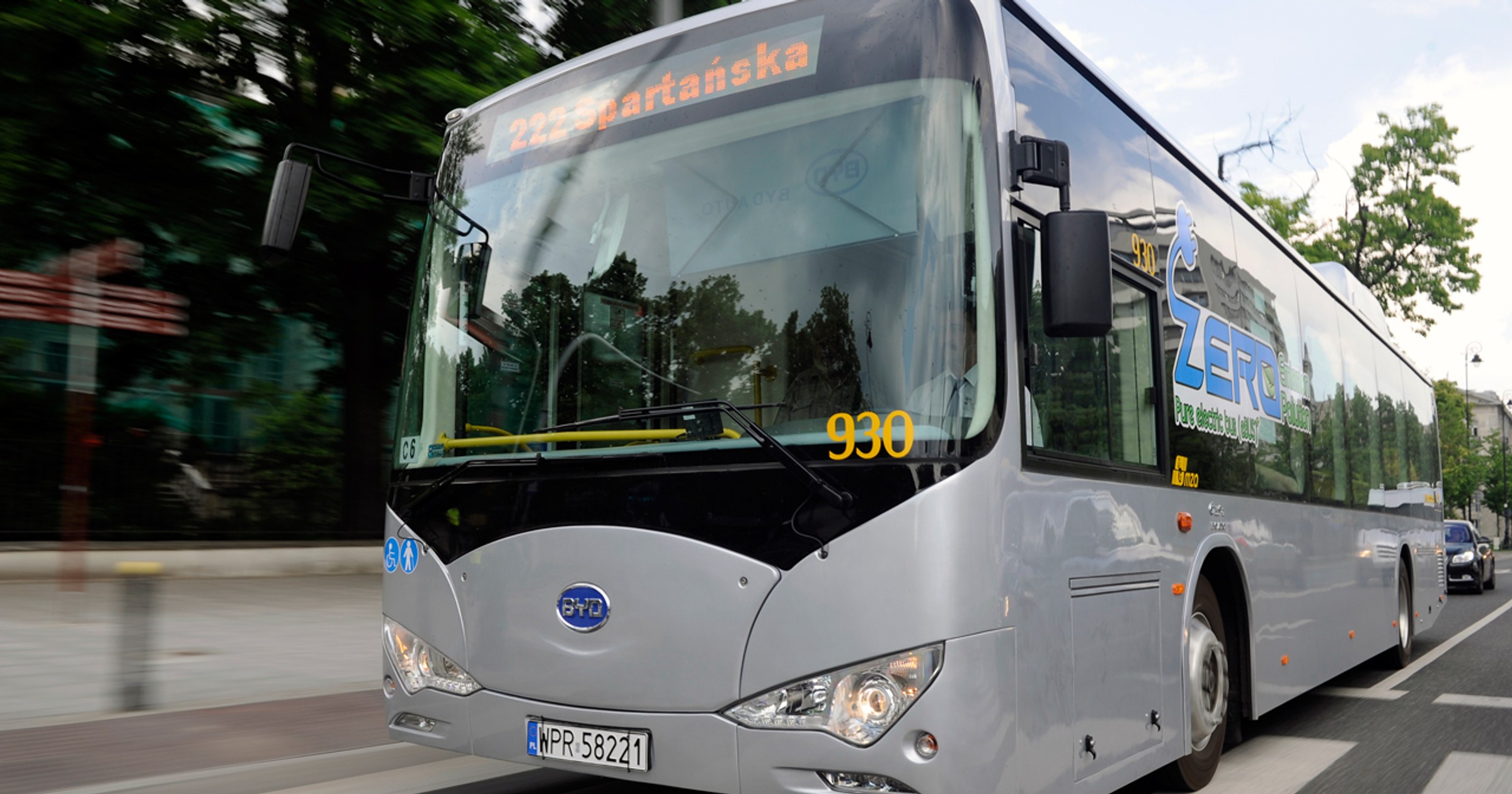 BYD K9 - chiński elektryczny autobus w Warszawie