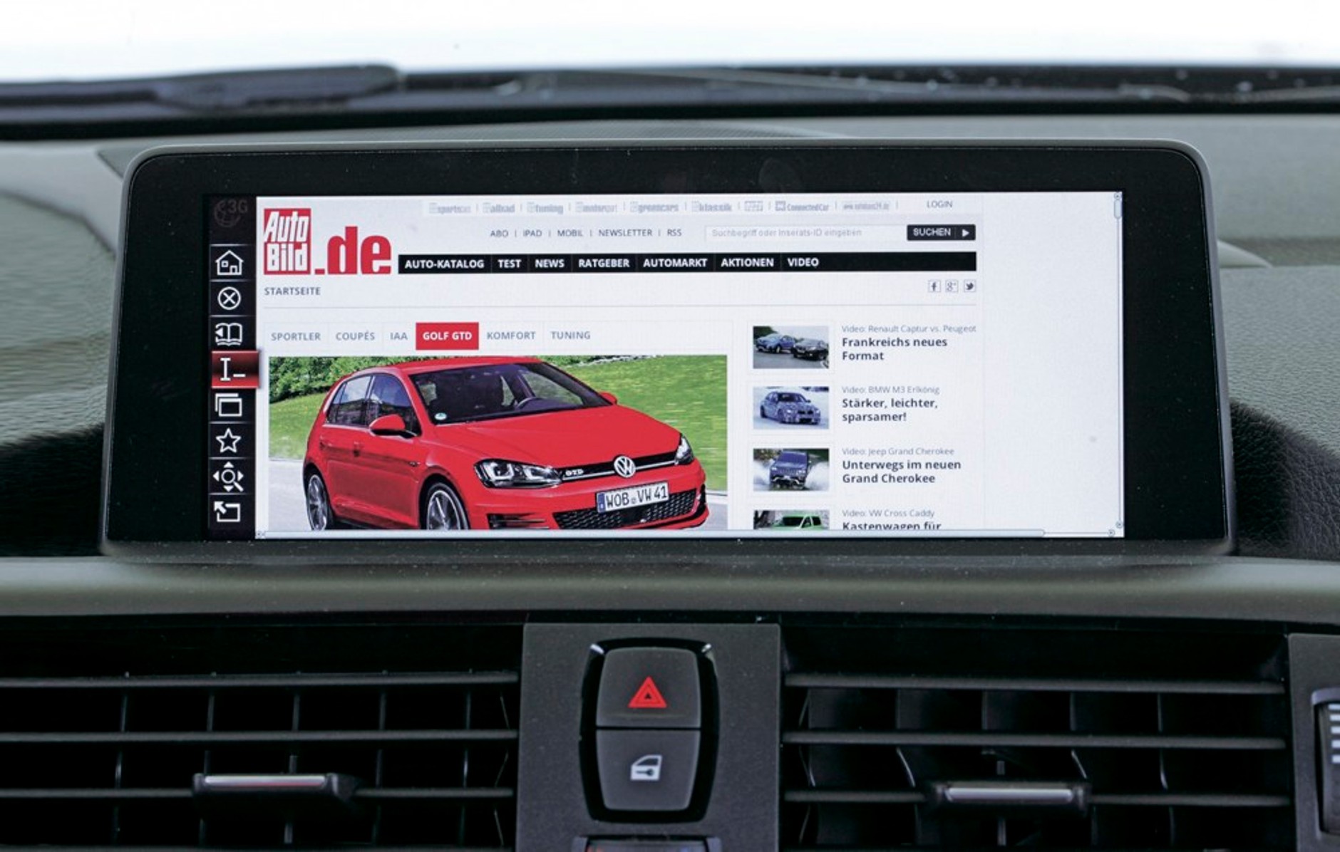 Internet w BMW 125i