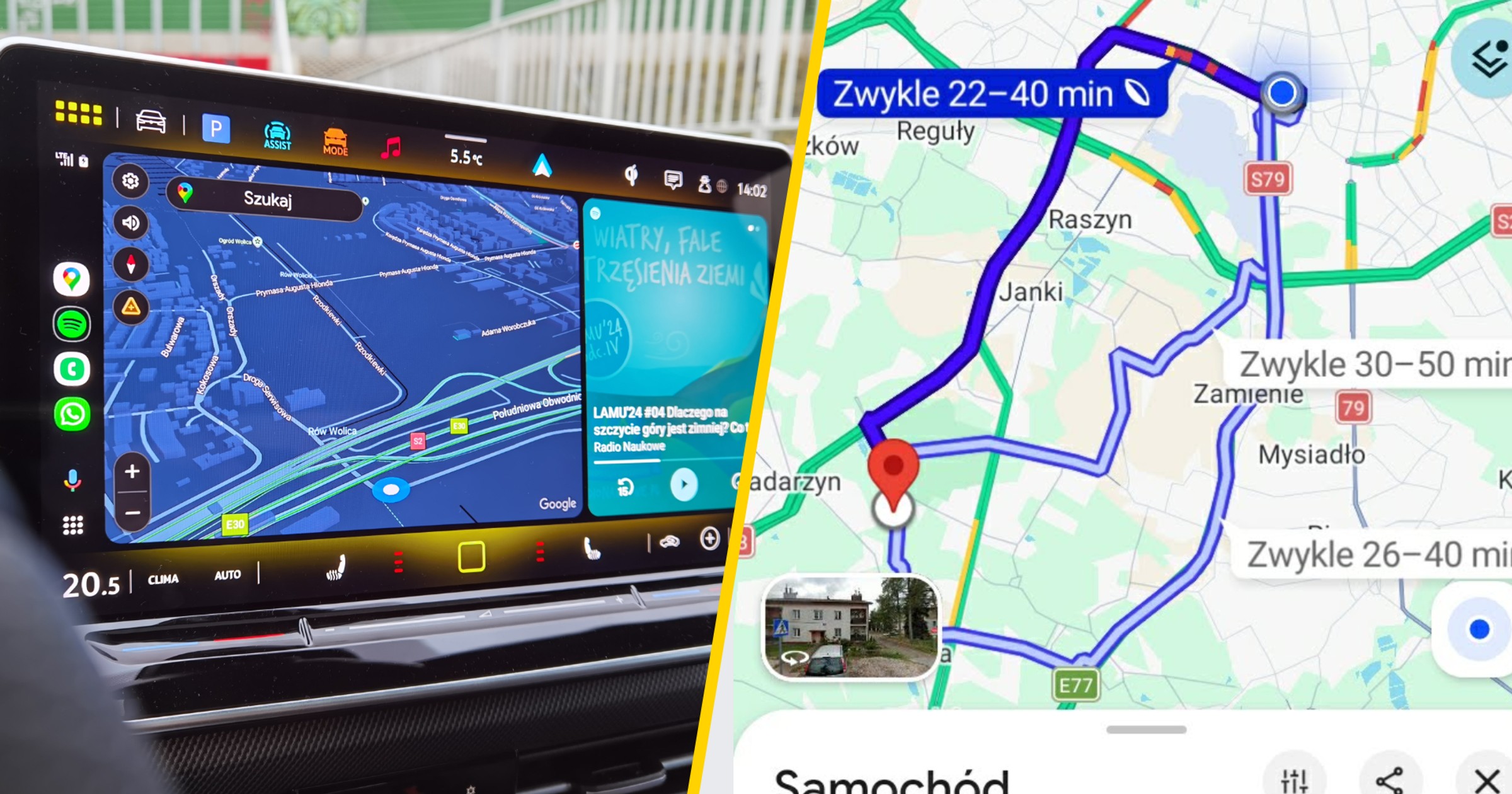 Trzy funkcje Google Maps