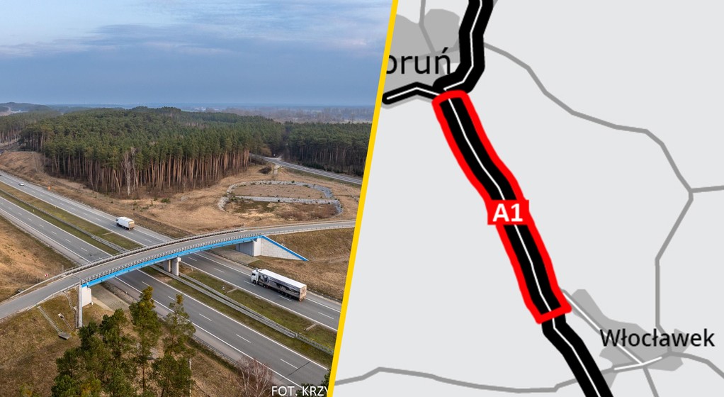 Poszerzenie autostrady A1 na odcinku Toruń – Włocławek