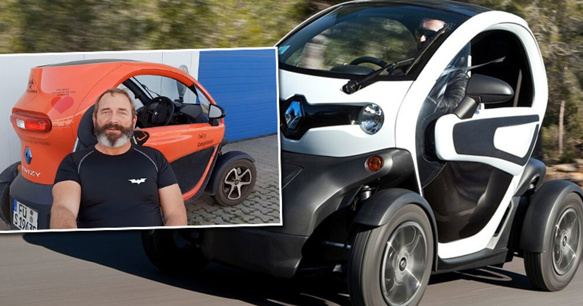 Christian Staffler pokonał swoim Renault Twizy aż 100 tys. km