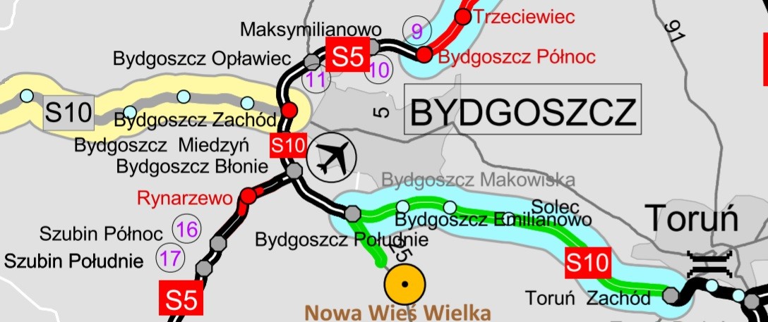 S5 Bydgoszcz Błonie - Szubin Północ