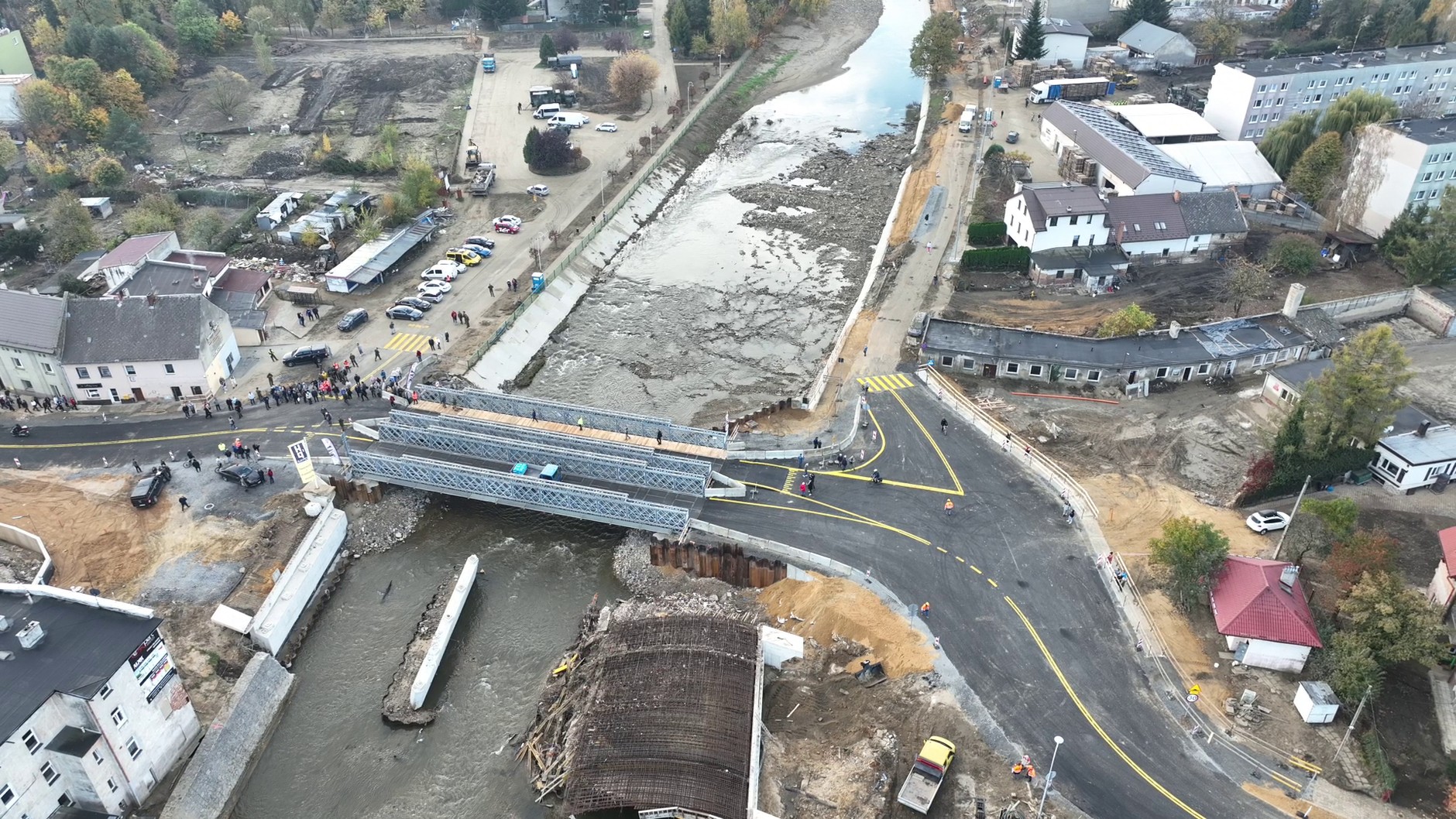 Most tymczasowy w Głuchołazach