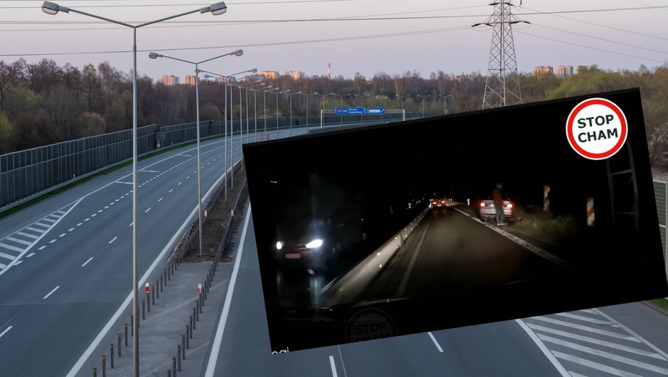 Chciał się popisać i skończył w barierach