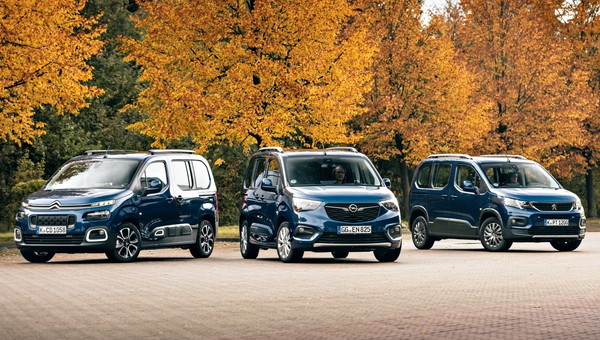 Kompaktowe na zewnątrz, duże w środku - Berlingo kontra Combo Life i Peugeot Rifter