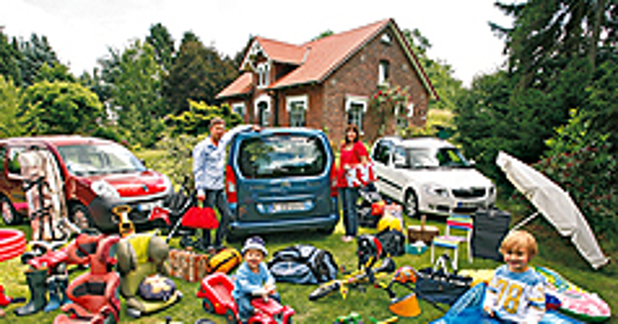Renault Kangoo, Skoda Roomster i Citroen Berlingo - Którym jechać na wakacje? Test aut wielozadaniowych