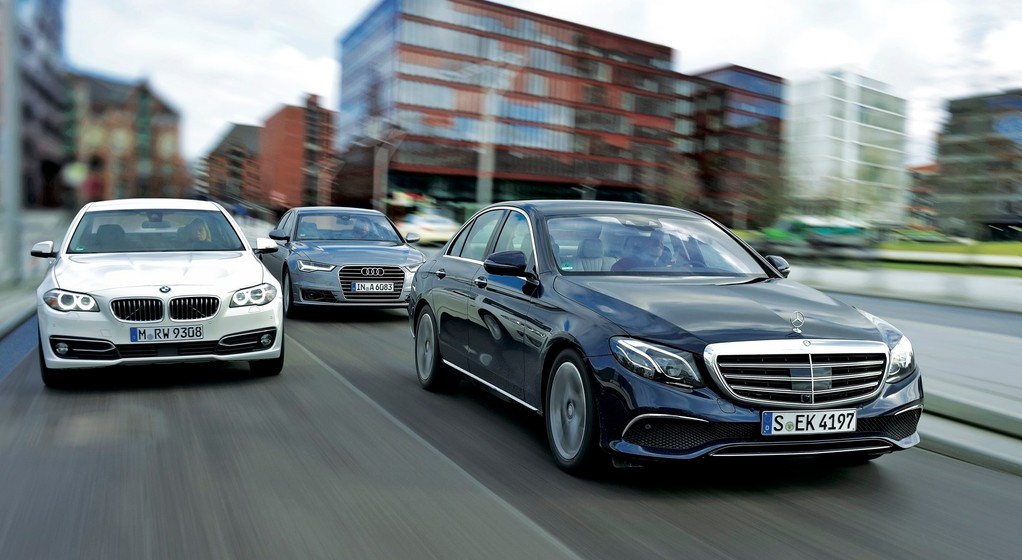 Mercedes wyhamował konkurencję - porównanie nowej klasy E z Audi A6 i BMW serii 5