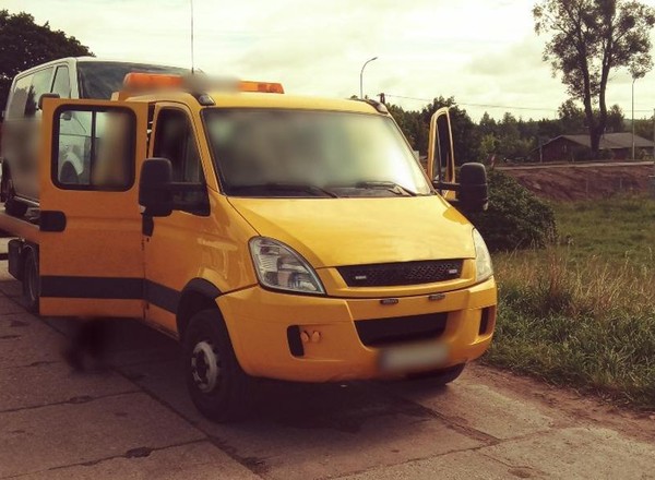 Inspektorzy ITD będą długo wspominać tę kontrolę. Kierowca autolawety mocno ich zaskoczył