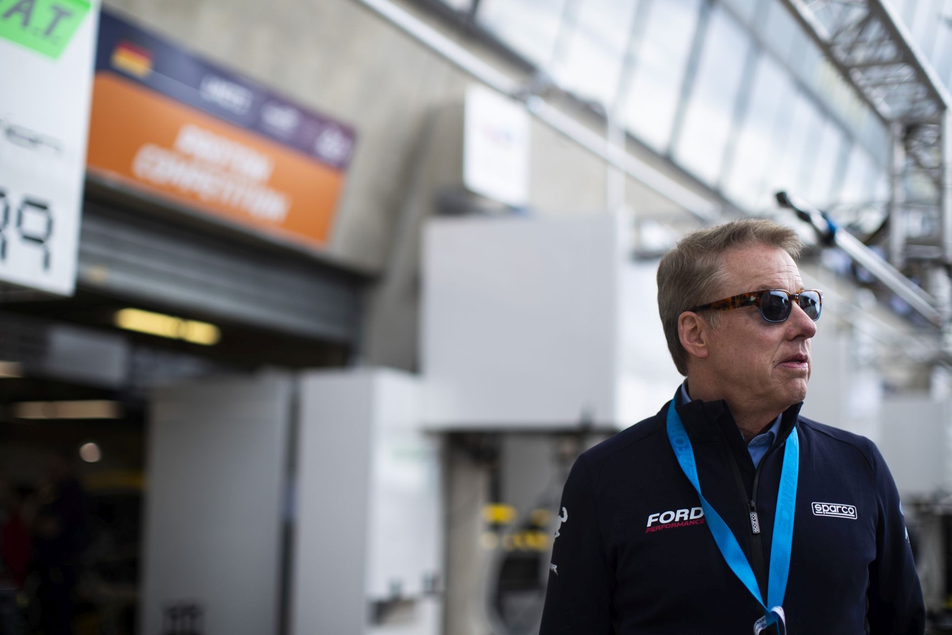 Bill Ford (wł. William Clay Ford Jr.) na wyścigu Le Mans