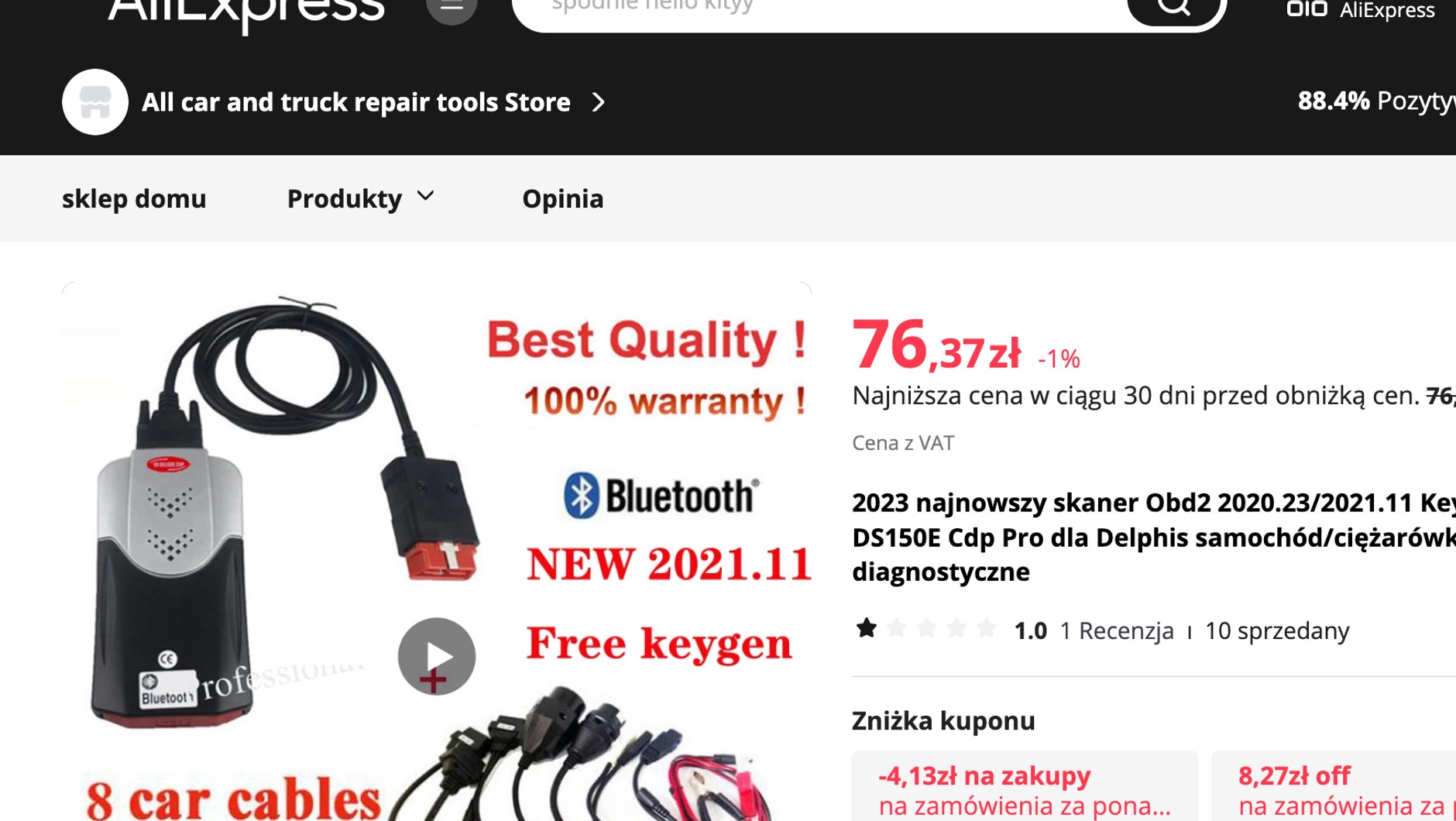 Źródłem większości tanich testerów diagnostycznych są oczywiście chińskie platformy sprzedażowe. Na tych najpopularniejszych coraz rzadziej trafiają się typowe pirackie kopie, coraz częściej mamy do czynienia ze sprzętem, który przypomina oryginalne, markowe urządzenia. Są też "autorskie", chińskie komputery diagnostyczne, cenione przez wielu mechaników za... brak ograniczeń  dostępnych funkcji czy brak konieczności subskrypcji.